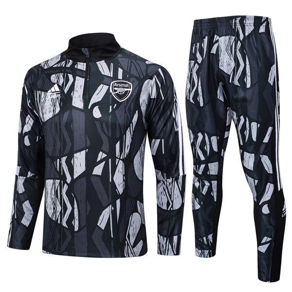 Sudadera De Training Arsenal 2024/25 Negro Gris 3